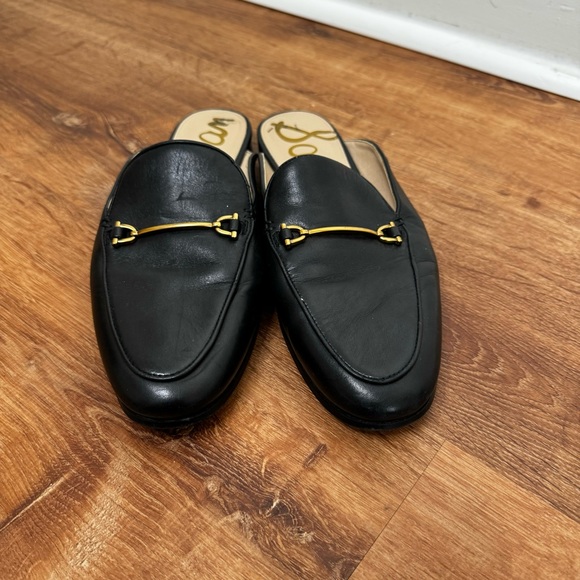 Sam Edelman Lounette Black Leather Mules - Picture 4 of 11